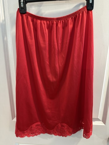 Vanity fare vintage red slip - fare,