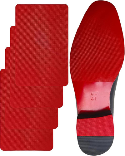 Red bottom protectors - red,