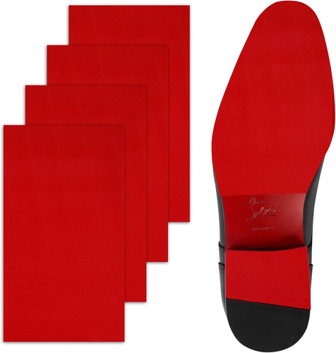 Red bottoms shoe protector - red,